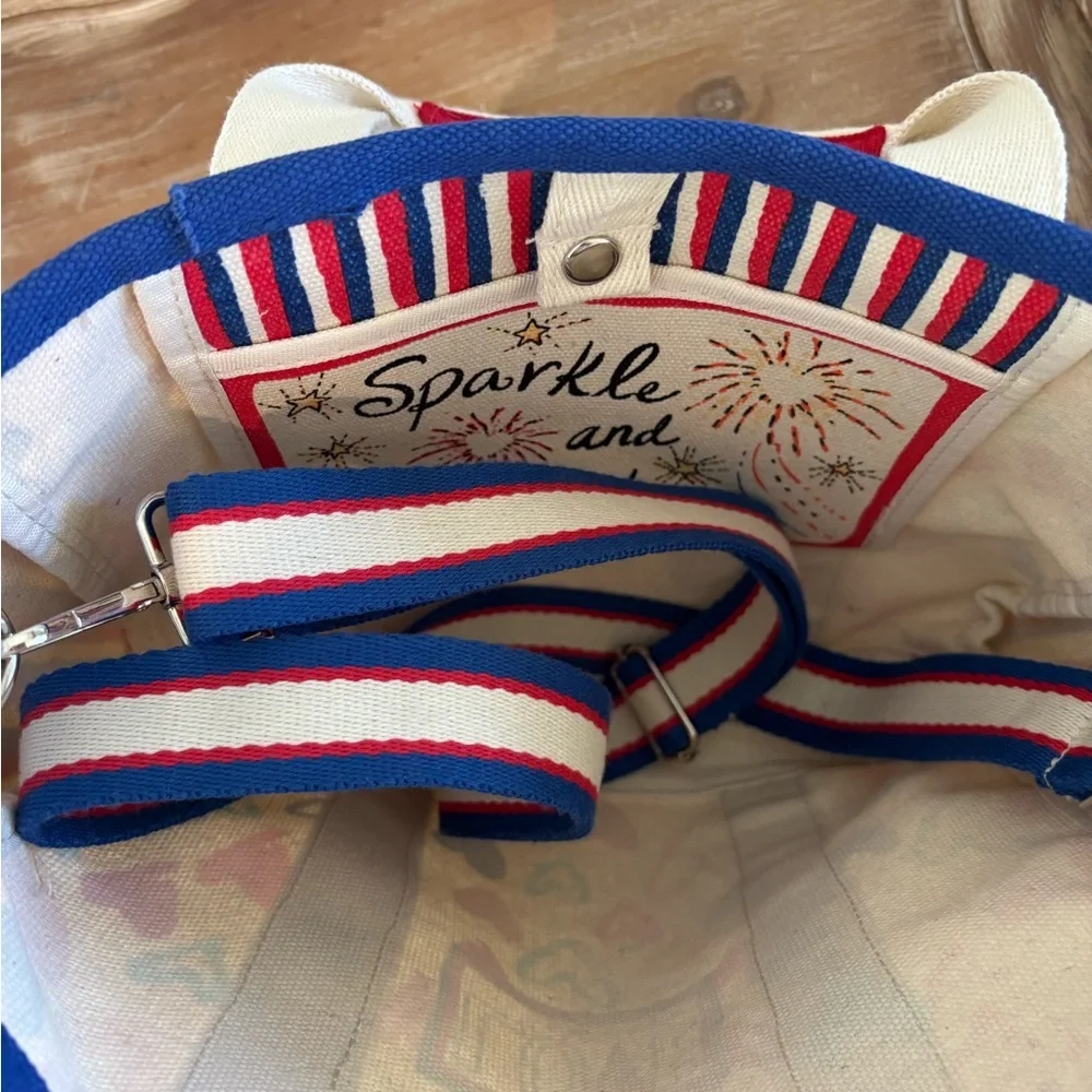 Brighton Red White And You Mini Tote NWOT - Picture 3 of 6